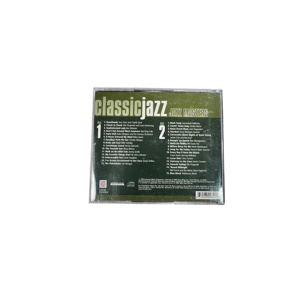 Classic Jazz Jazz Masters 2 CD Set Time-Life Music Collectors Edition 1999