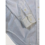 Vintage 90s Lauren Ralph Lauren Petite White Button Up Shirt 6P Gold Crest Logo