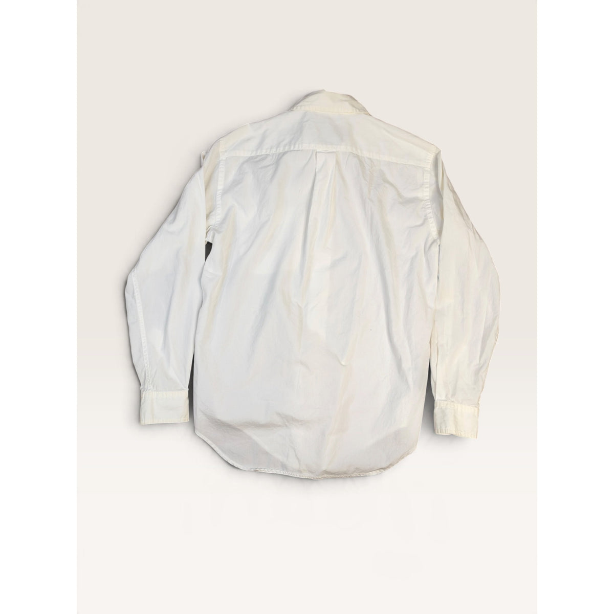 Vintage 90s Lauren Ralph Lauren Petite White Button Up Shirt 6P Gold Crest Logo