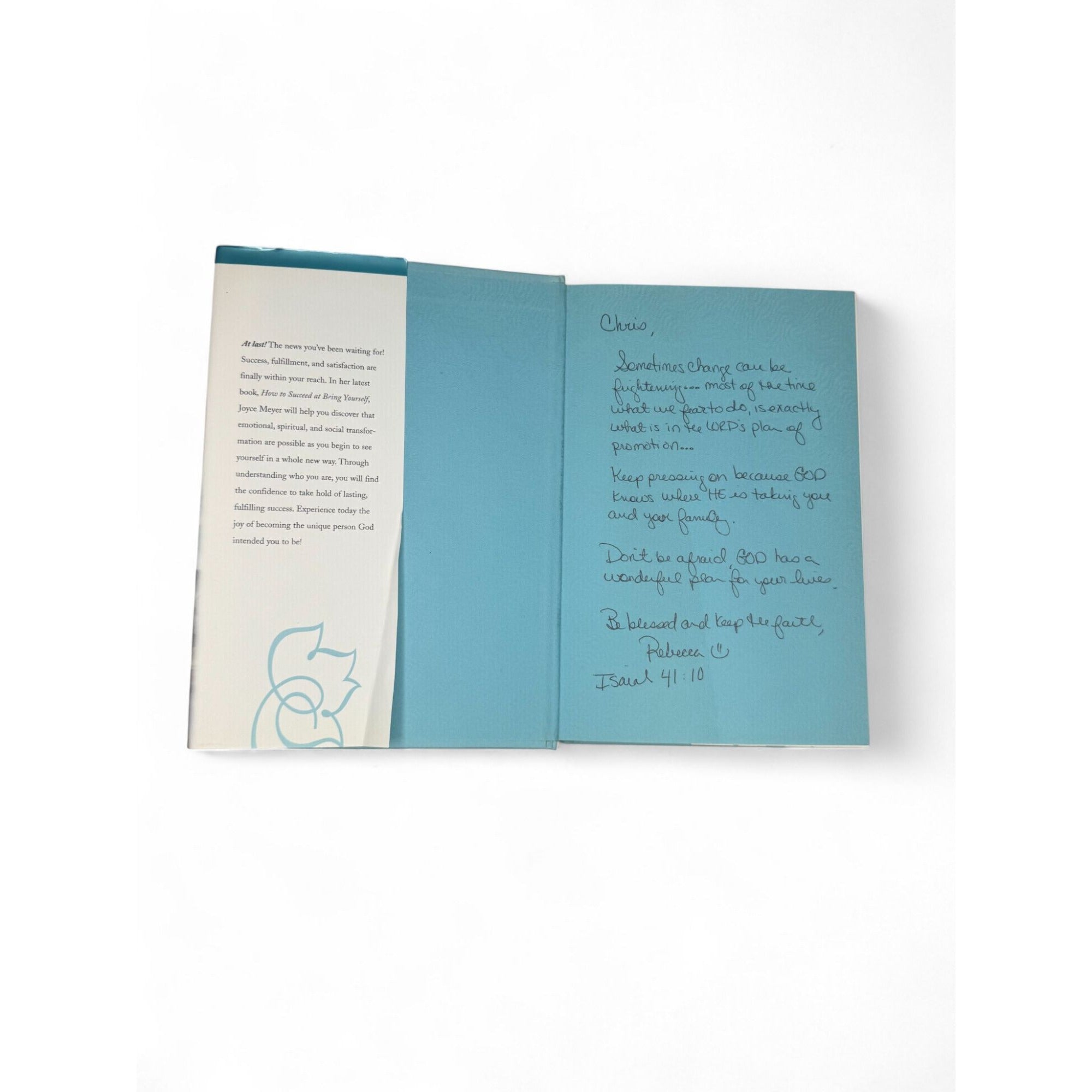 How To Succeed At Being Yourself By Joyce Meyer Hardcover Book