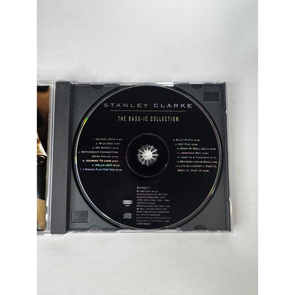 Stanley Clarke The Bass-ic Collection 1997 CD The Best Of Plus 2 New Recordings
