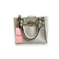Juicy Couture Angel White Cream Deboss Mini Tote Satchel Shoulder Bag NWT
