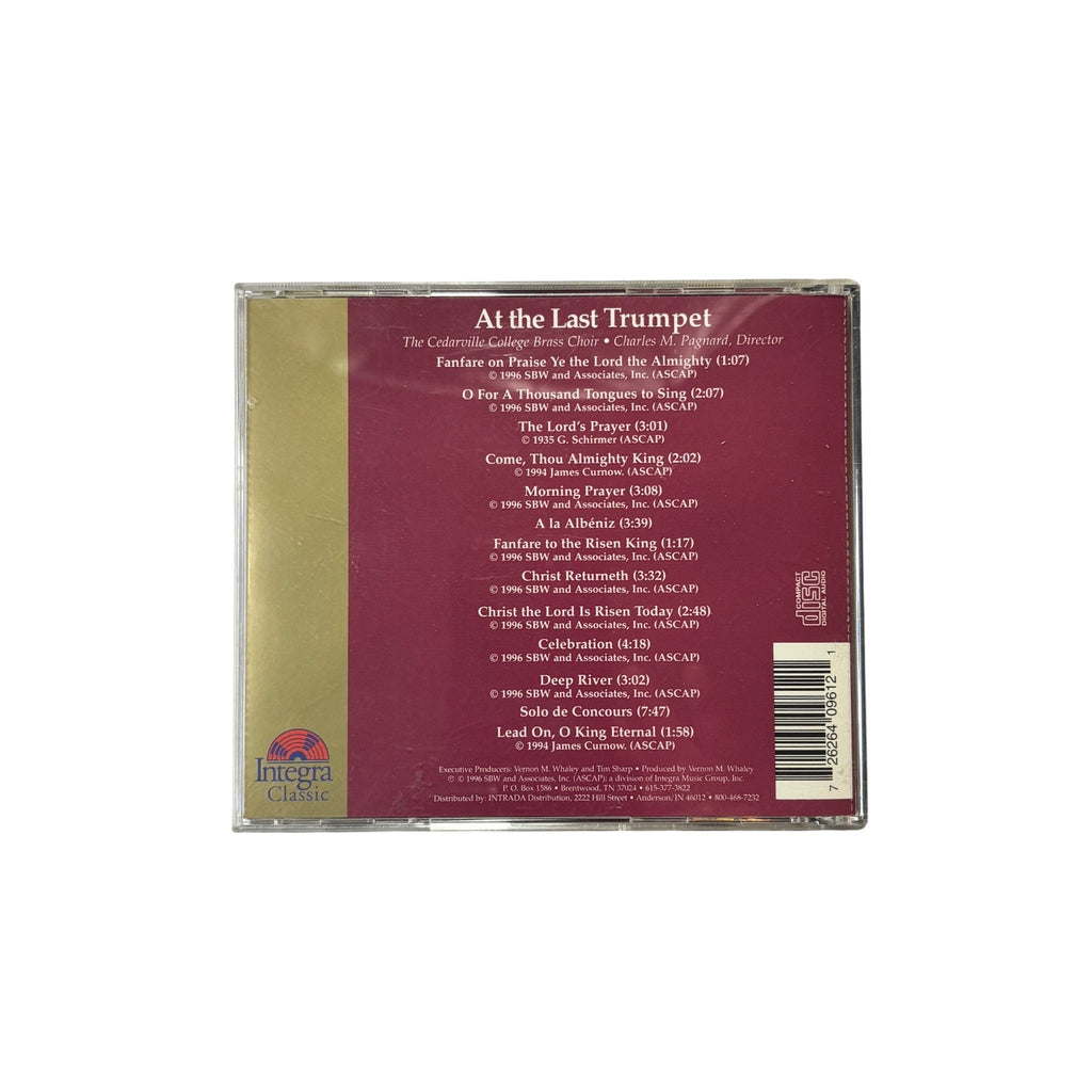 Cedarville College Brass Choir At The Last trumpet 1996 Gospel Music CD Vintage