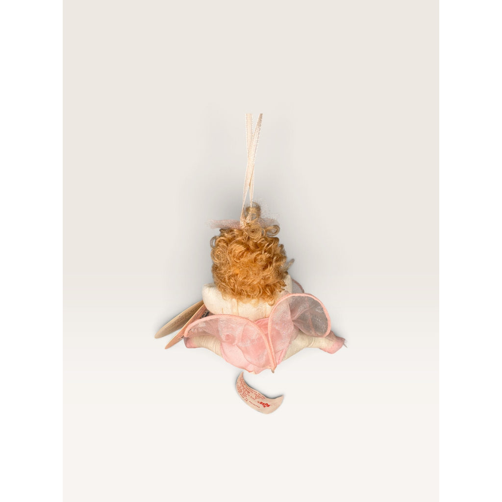 Russ Berrie Fairy Dancers Mrs Teacups Plush Ornament Pink Ballerina Vintage 1994