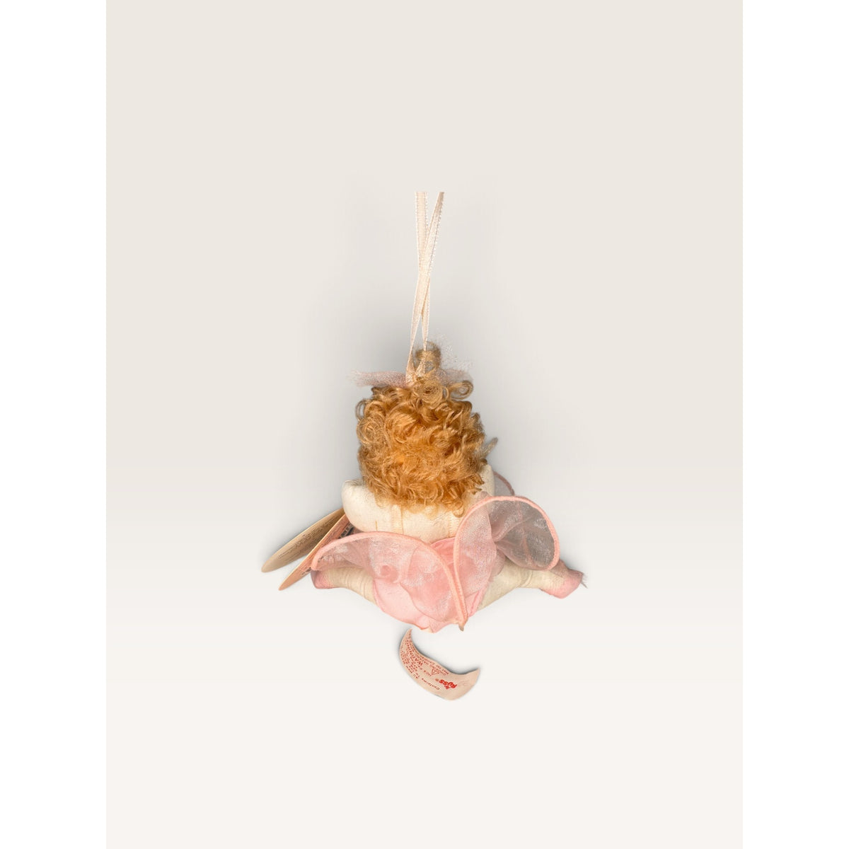 Russ Berrie Fairy Dancers Mrs Teacups Plush Ornament Pink Ballerina Vintage 1994