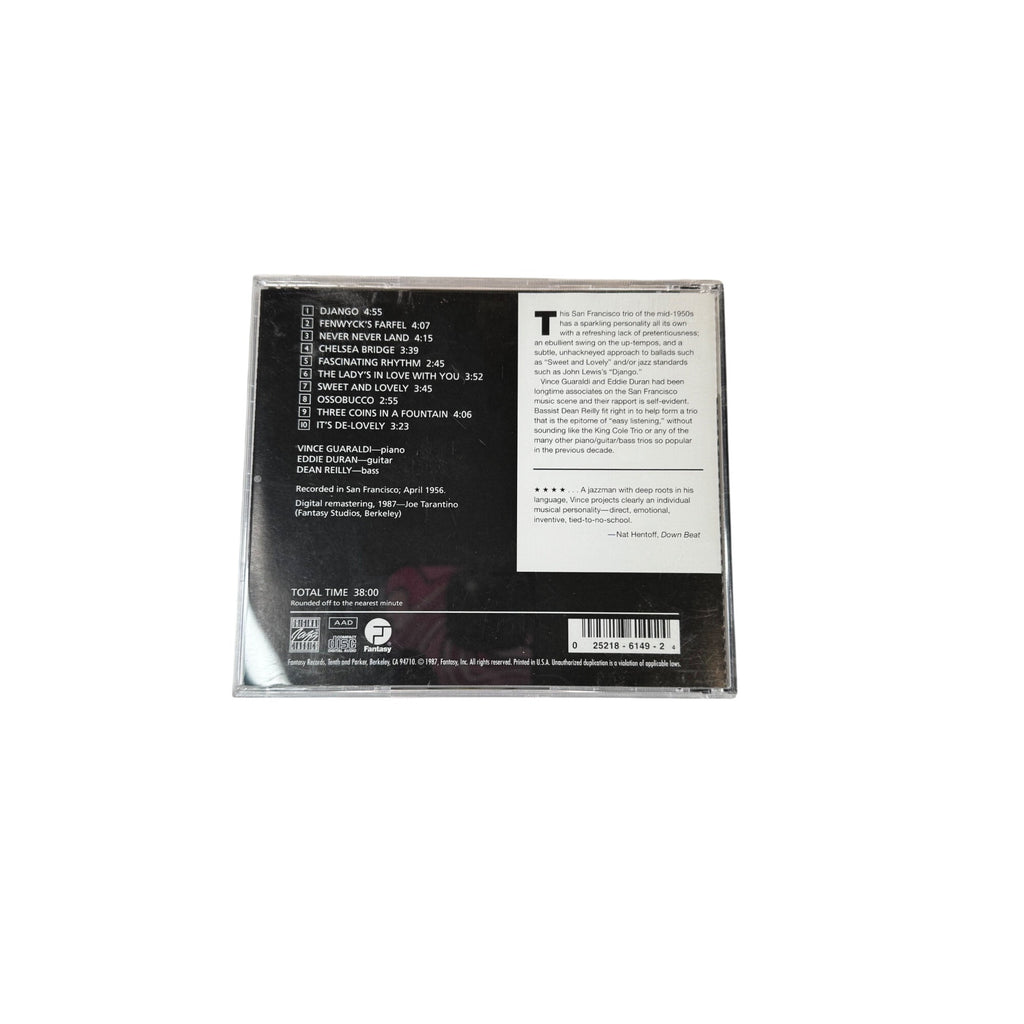 Vince Guaraldi Trio Vince Guaraldi Trio CD 1987 Original Jazz Classics Fantasy
