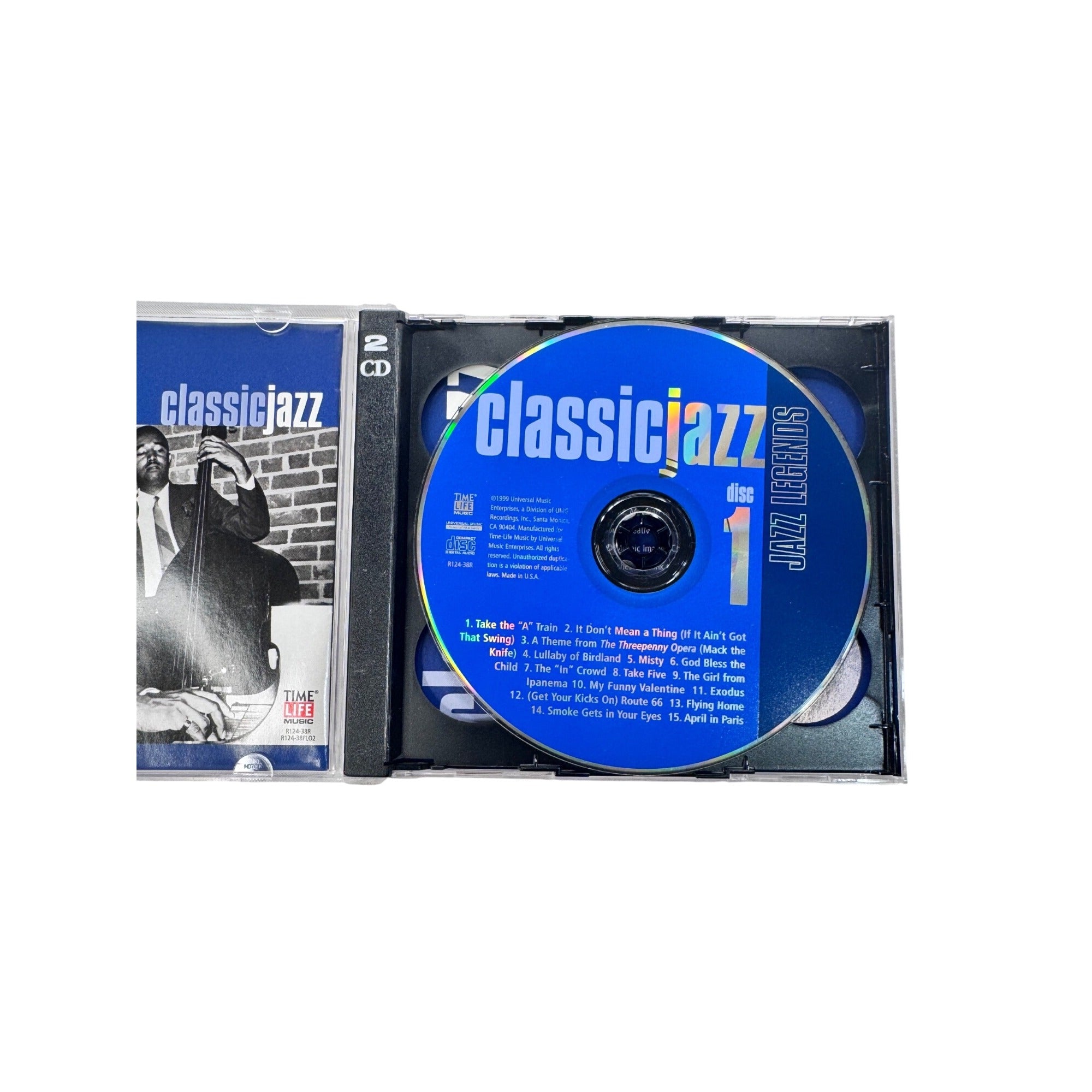 Classic Jazz: Jazz Legends 2 CD Set Time-Life Music 1999