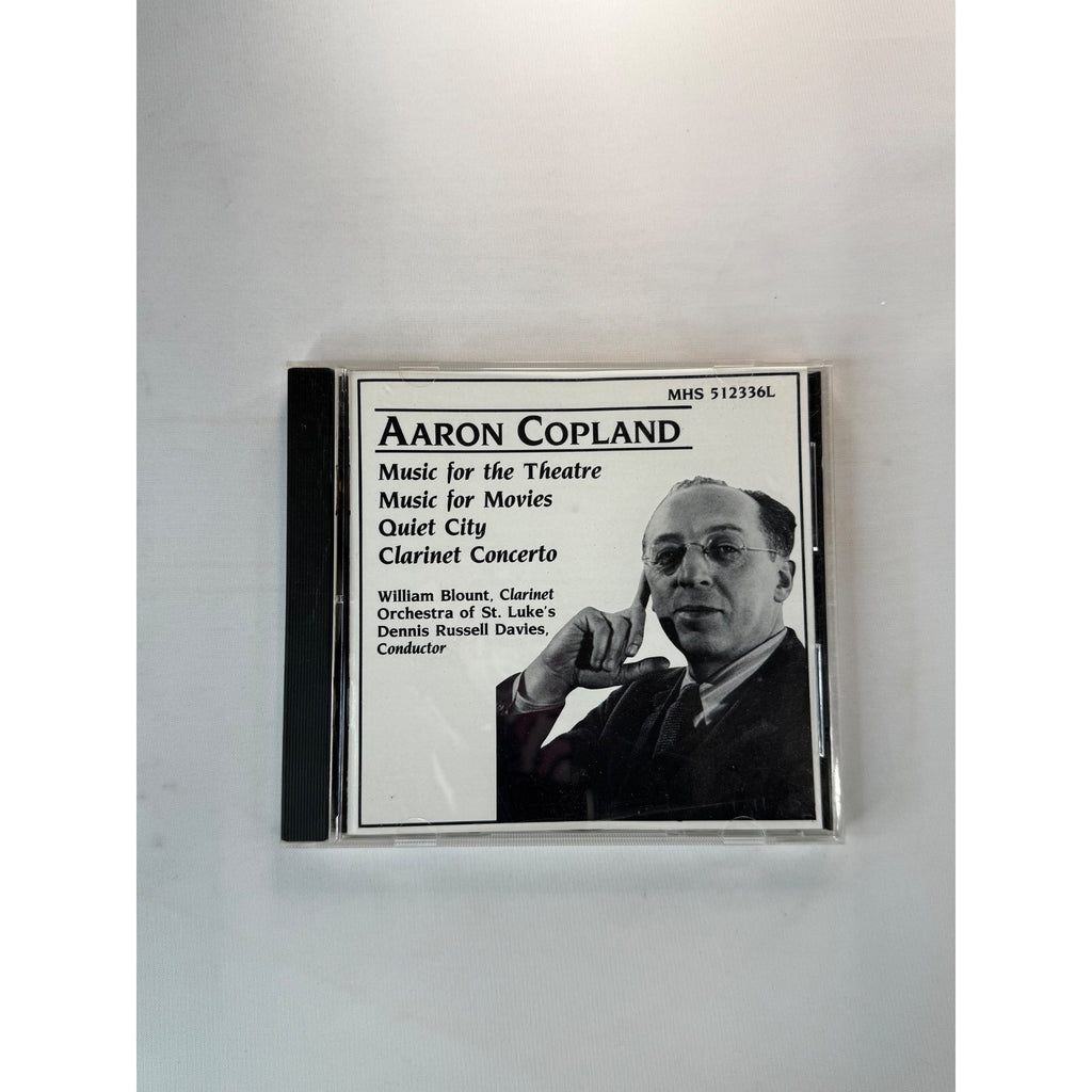 Aaron Copland Music For The Theatre Movies Quiet City Clarinet Concerto CD 1989