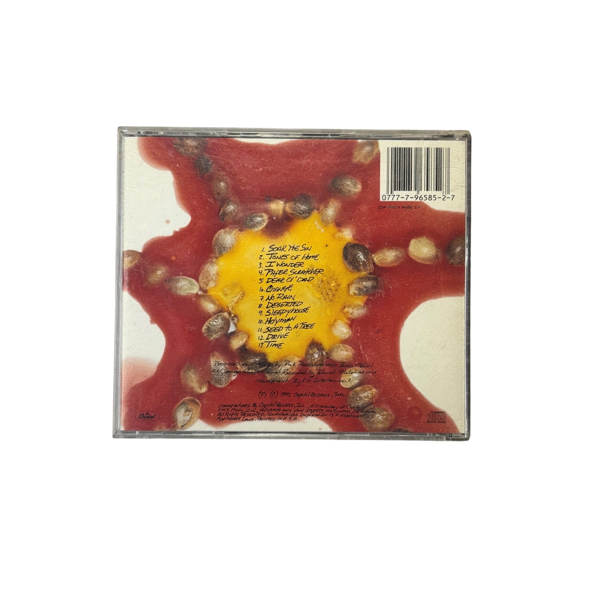 Blind Melon Debut Album CD 1992 Rock Alternative Classic Vintage