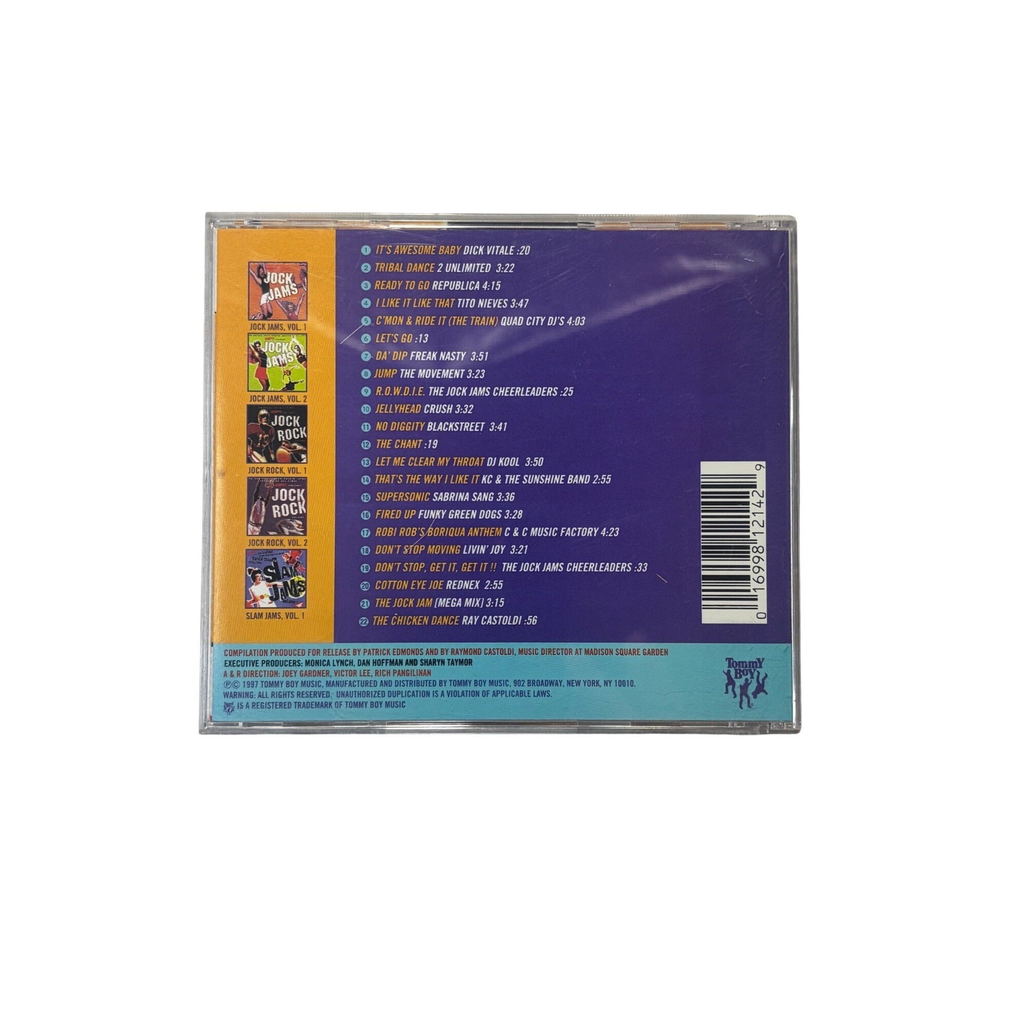 ESPN Presents Jock Jams Volume 3 CD 1997 Tommy Boy Music Compilation Dance Hits
