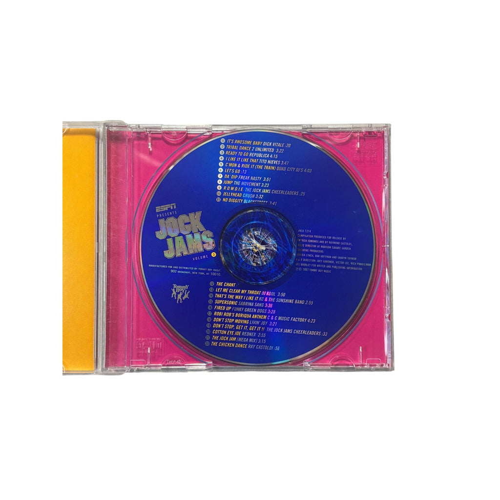 ESPN Presents Jock Jams Volume 3 CD 1997 Tommy Boy Music Compilation Dance Hits
