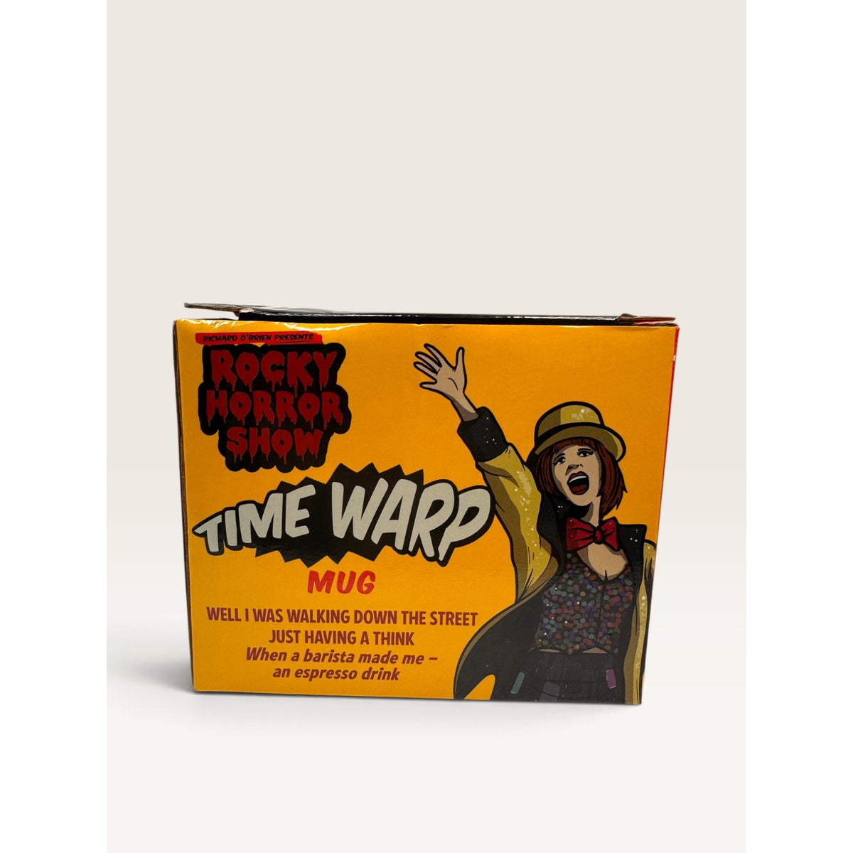 Rocky Horror Show Time Warp Coffee Mug Unemployed Philosophers Guild 14 oz Box