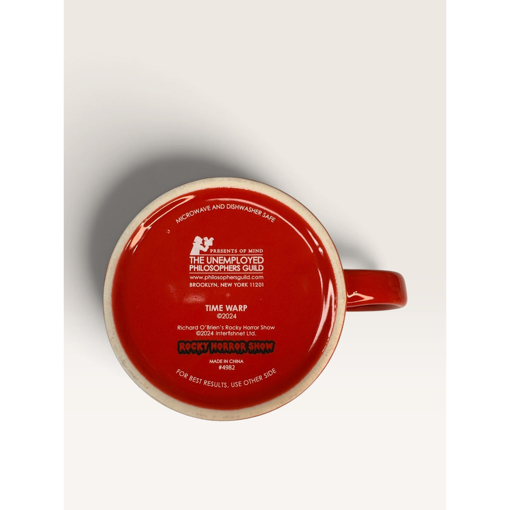 Rocky Horror Show Time Warp Coffee Mug Unemployed Philosophers Guild 14 oz Box
