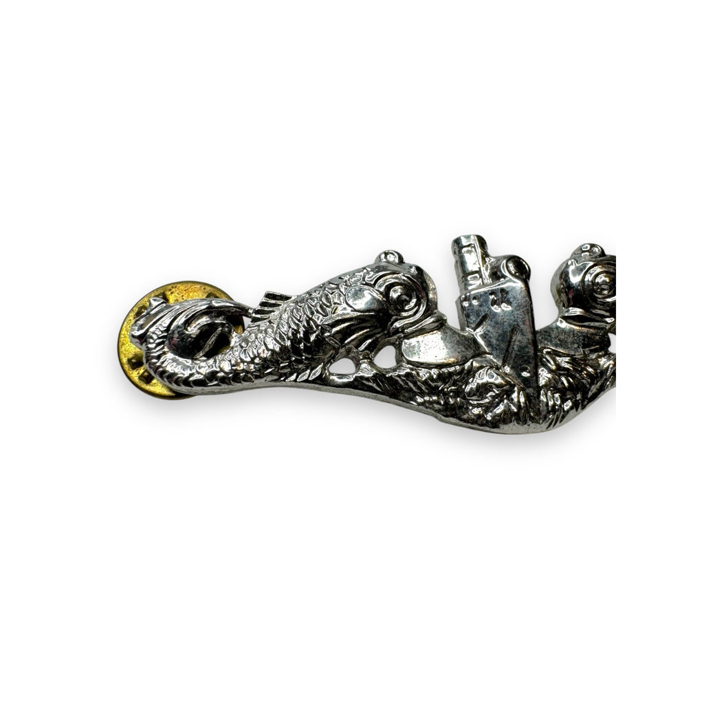 US Navy Submarine Warfare Sterling Badge Vanguard 1954 Korean War