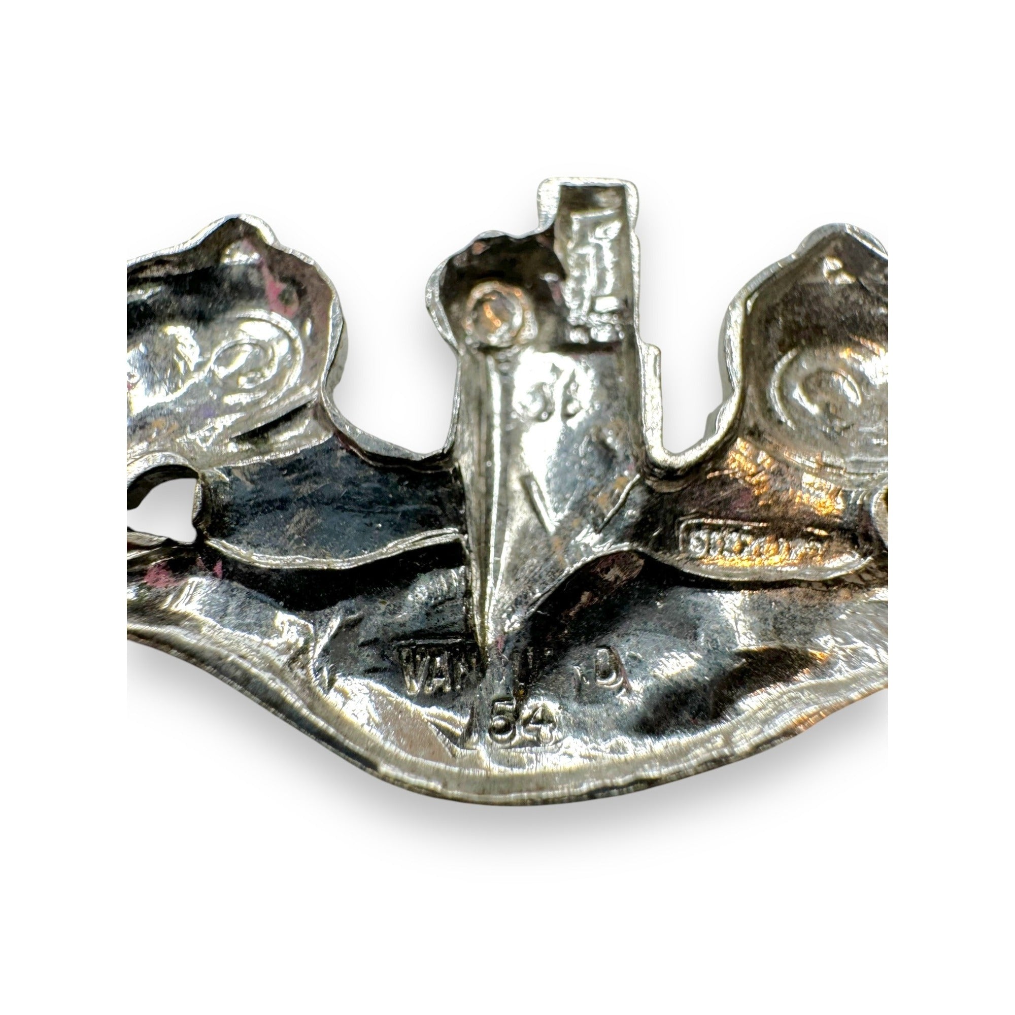 US Navy Submarine Warfare Sterling Badge Vanguard 1954 Korean War