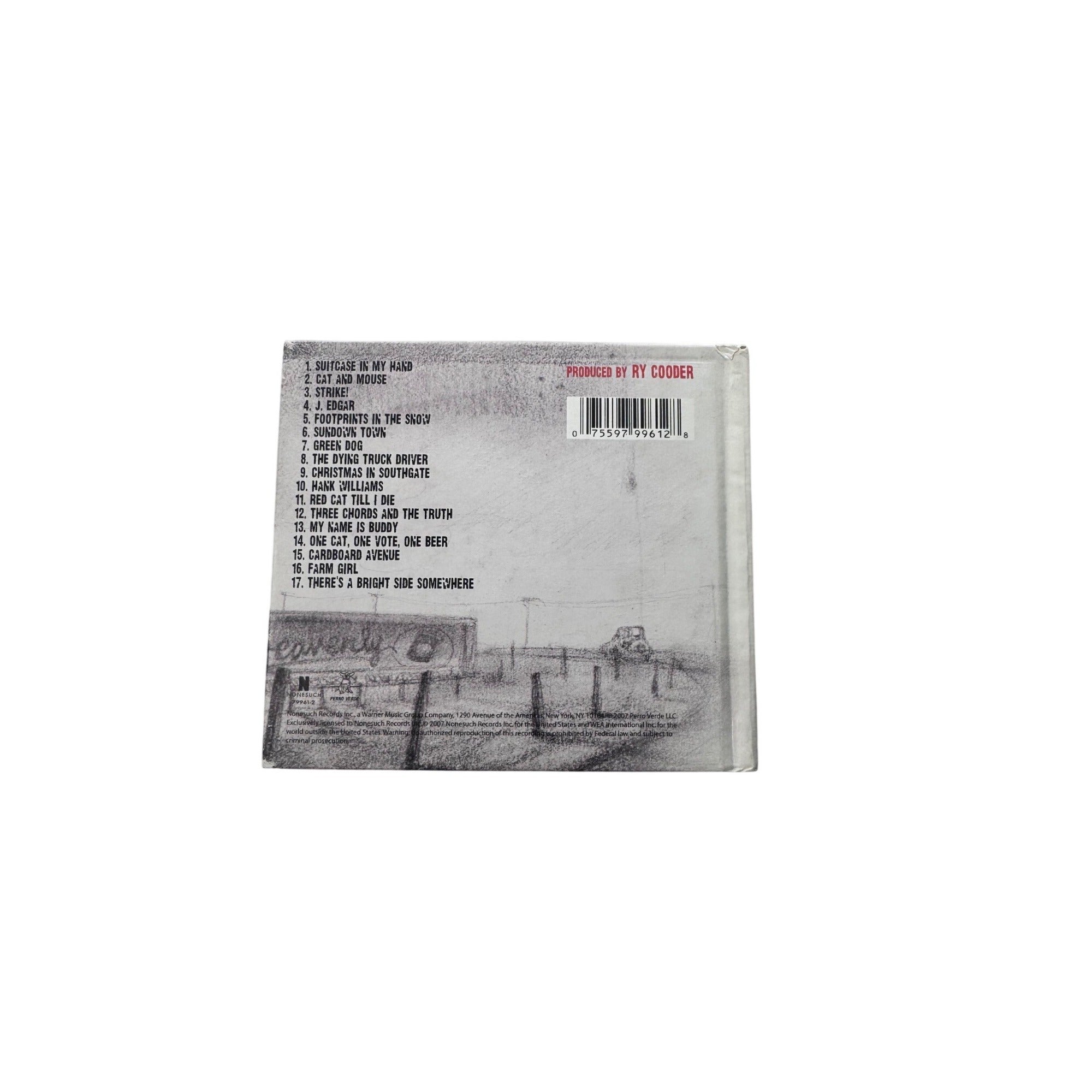 Ry Cooder My Name Is Buddy CD 2007 Album Folk Rock Nonesuch Records