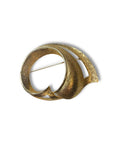 Arthur Pepper gold tone brooch