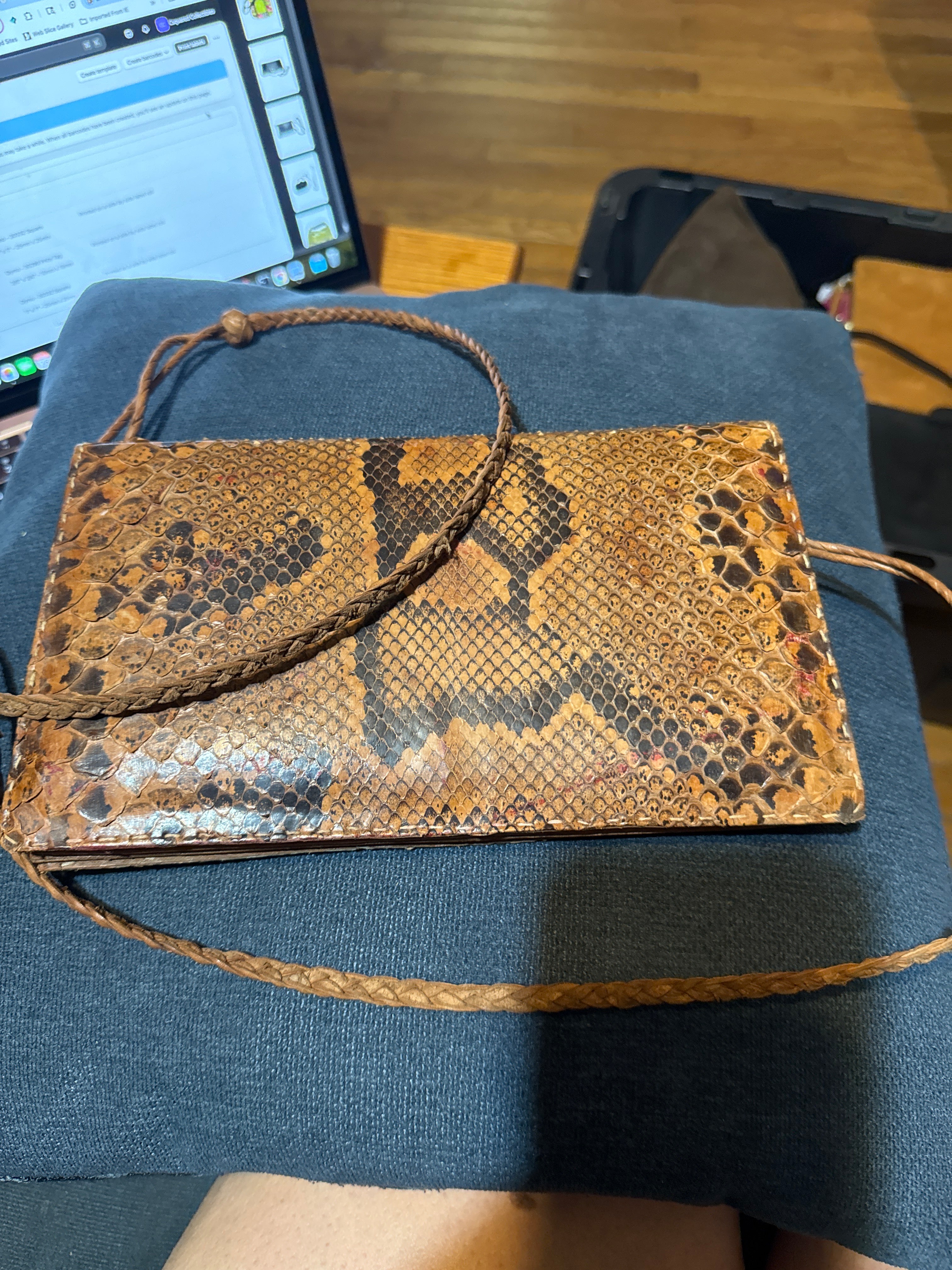 Snakeskin Crossbody