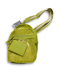 Nanette Lepore Yellow Green Backpack