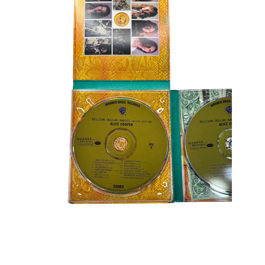 Alice Cooper Billion Dollar Babies Deluxe Edition 2-CD Set 1973 Glam Rock