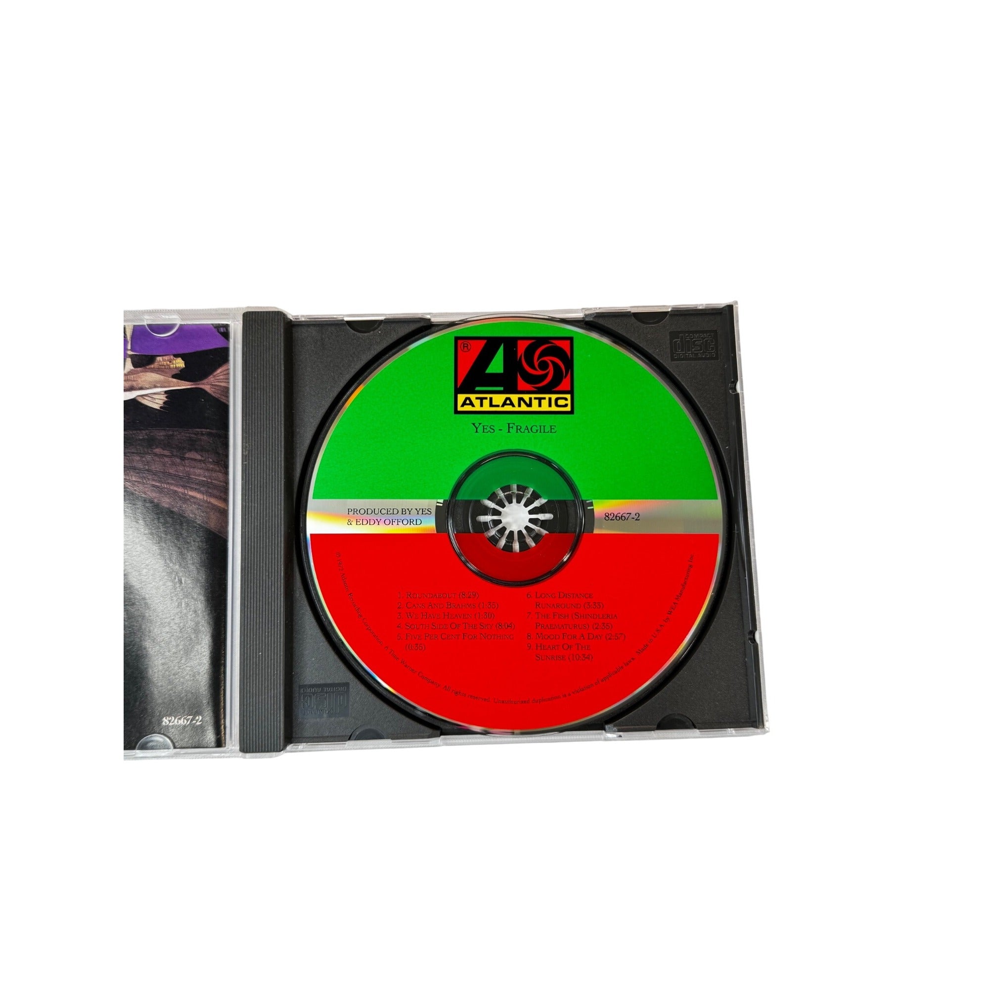 Yes Fragile 1972 CD Digitally Remastered Atlantic Records Rock Proggresive Rock