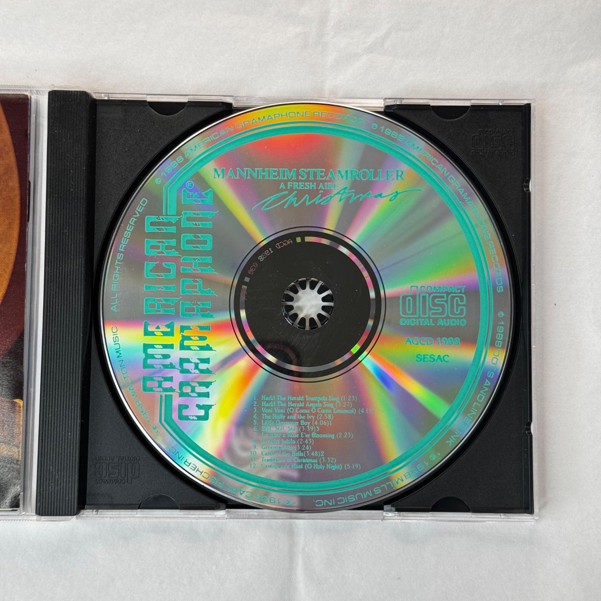 Mannheim Steamroller A Fresh Aire Christmas 1988 CD American Gramaphone Pre-Owned
