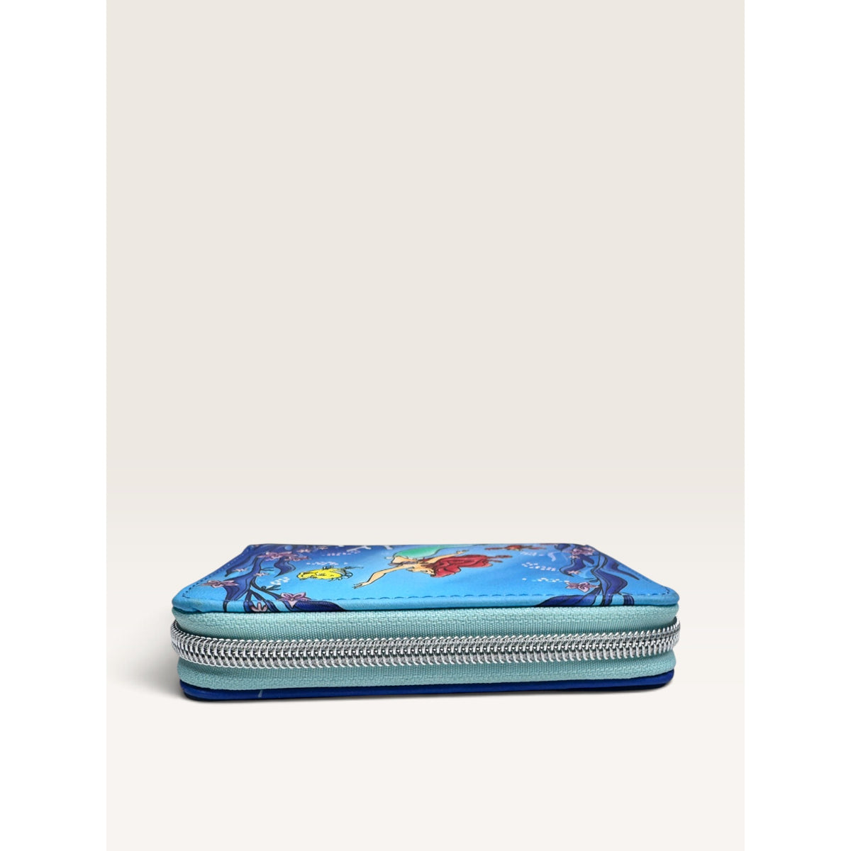 Loungefly Disney Little Mermaid Princess Scenes Zip Around Wallet New