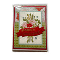 Send A Smile Handmade Blank Greeting Card Flower Bouquet Holiday Season Red