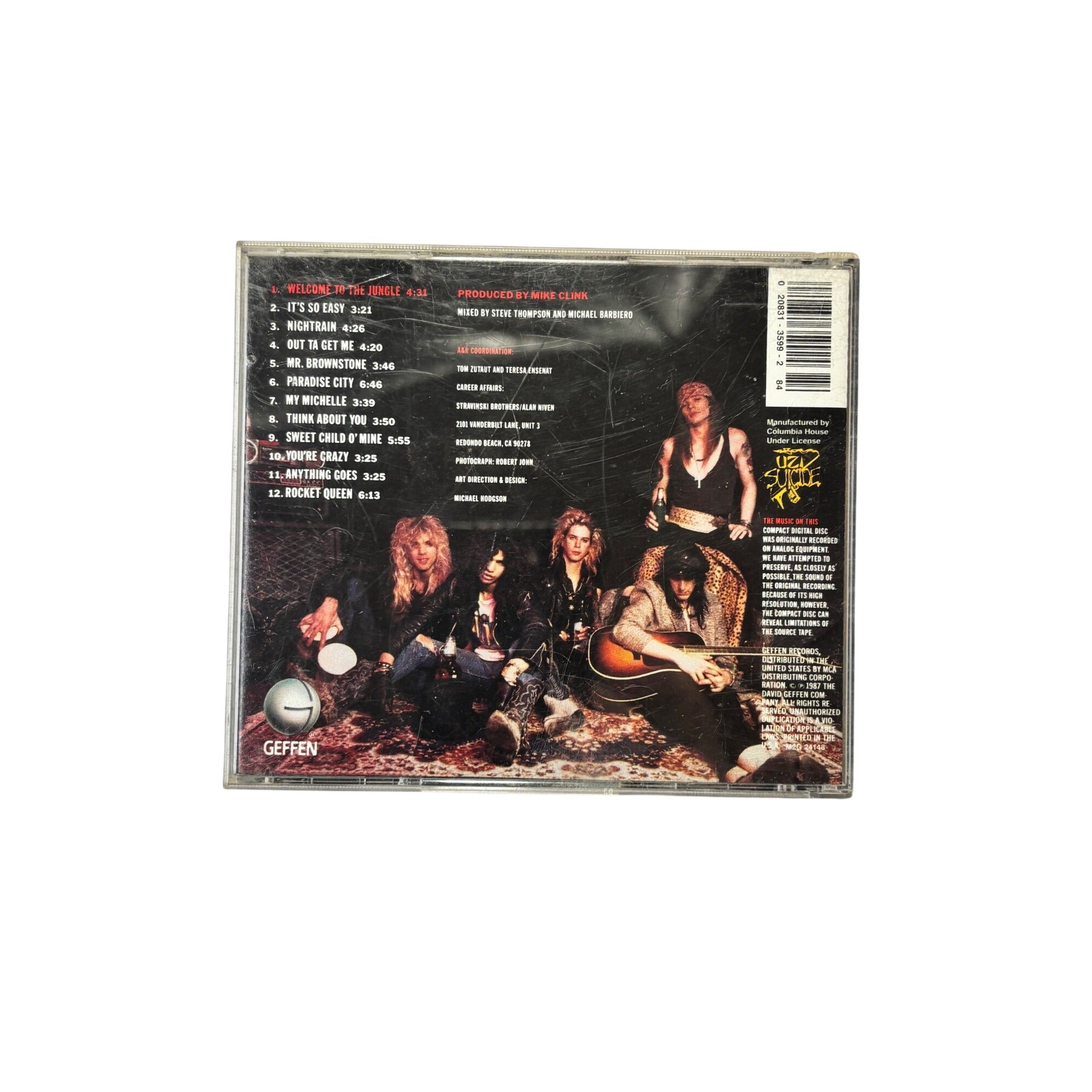 Cinderella Long Cold Winter 1988 CD Albu Hard Rock Classic Album Vintage