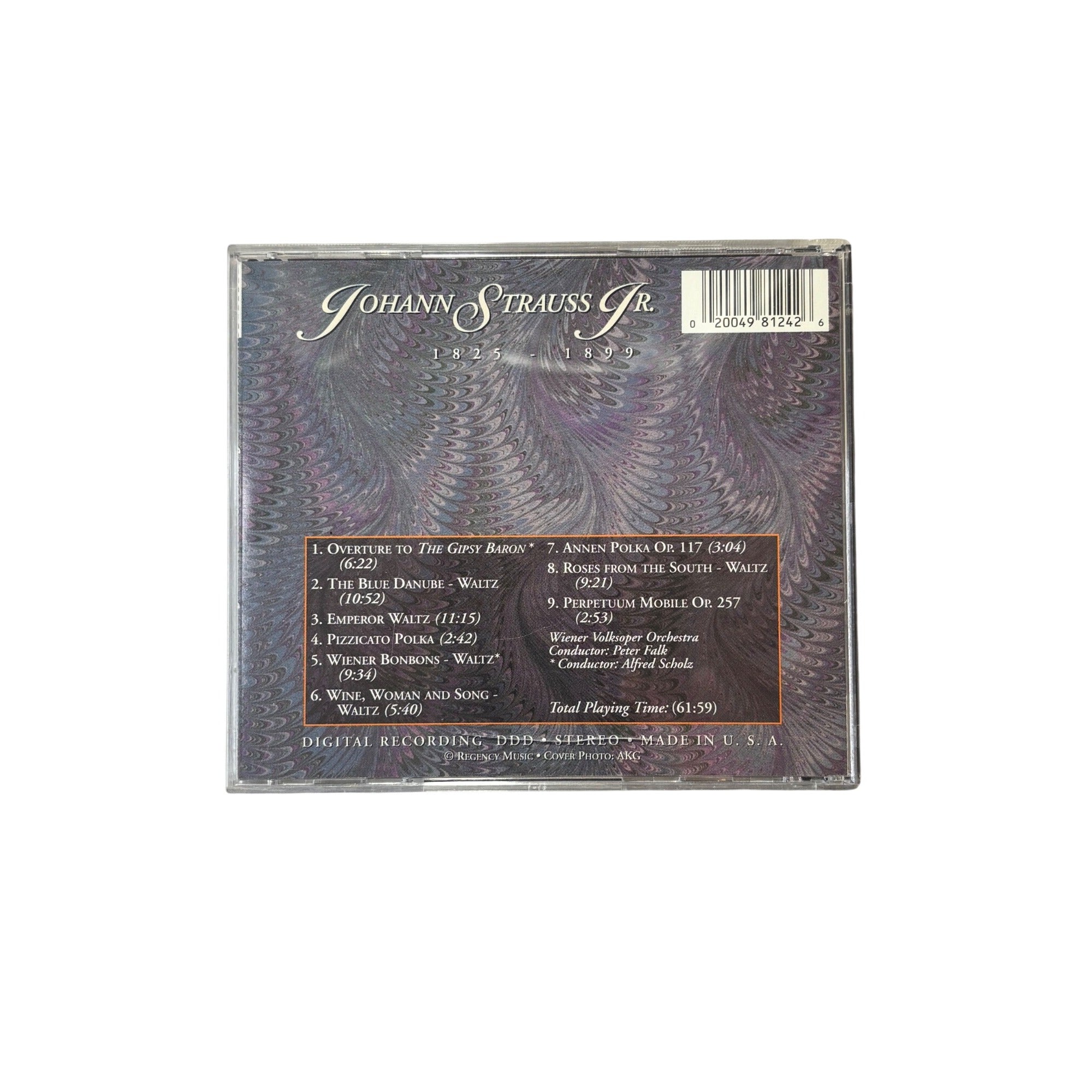 The Masterpiece Collection Volume 8 Johann Strauss Jr CD Classical Music