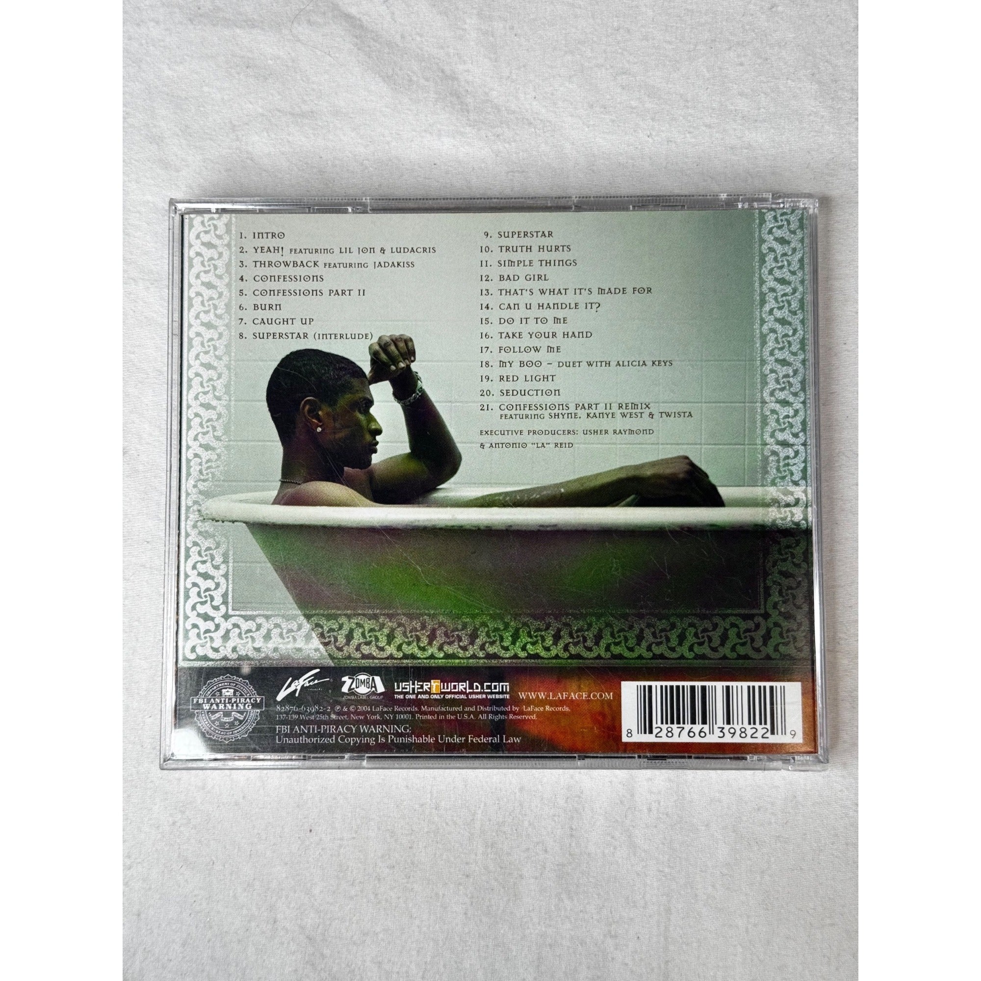 Usher - Confessions 2004 CD Standard Edition LaFace Records R&B Hip-Hop Album