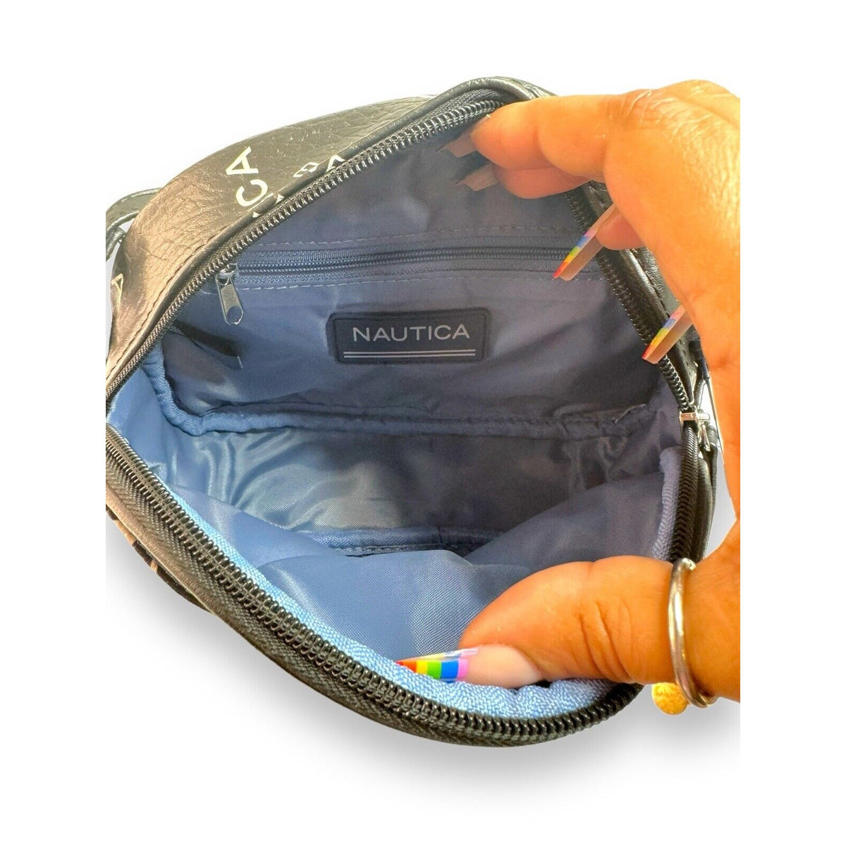 Nautica Black Crossbody Bag NWT