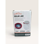 Eddie Bauer Solar Jar Lantern 2 Color Light Settings Rechargeable