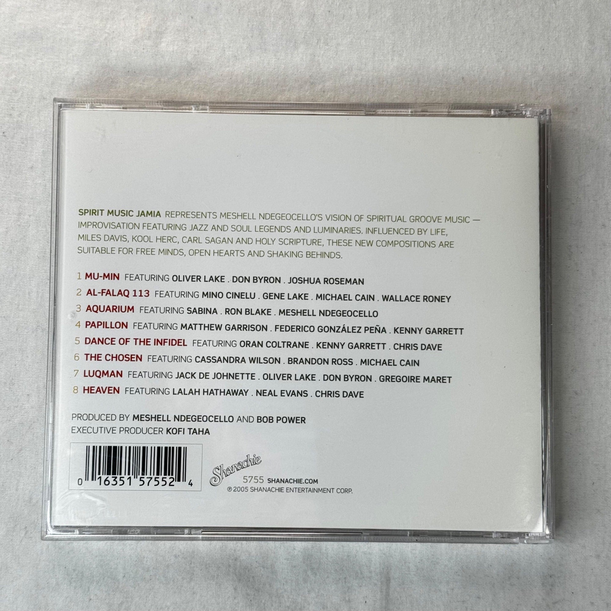 Meshell Ndegeocello Presents Spirit Music Jamia: Dance Of The Infidel CD 2005