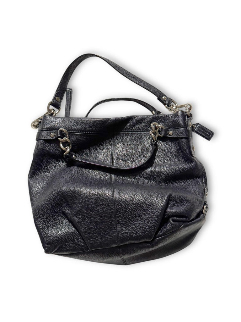 Coach Brooke Duffel Black Leather