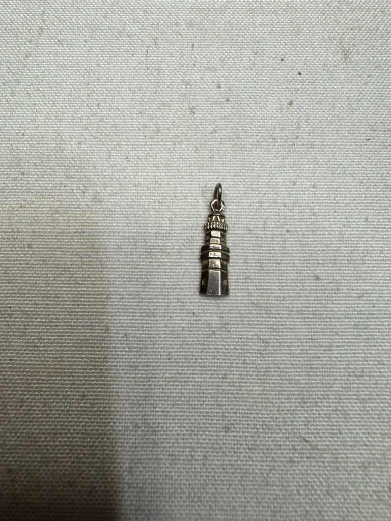 925 lighthouse charm