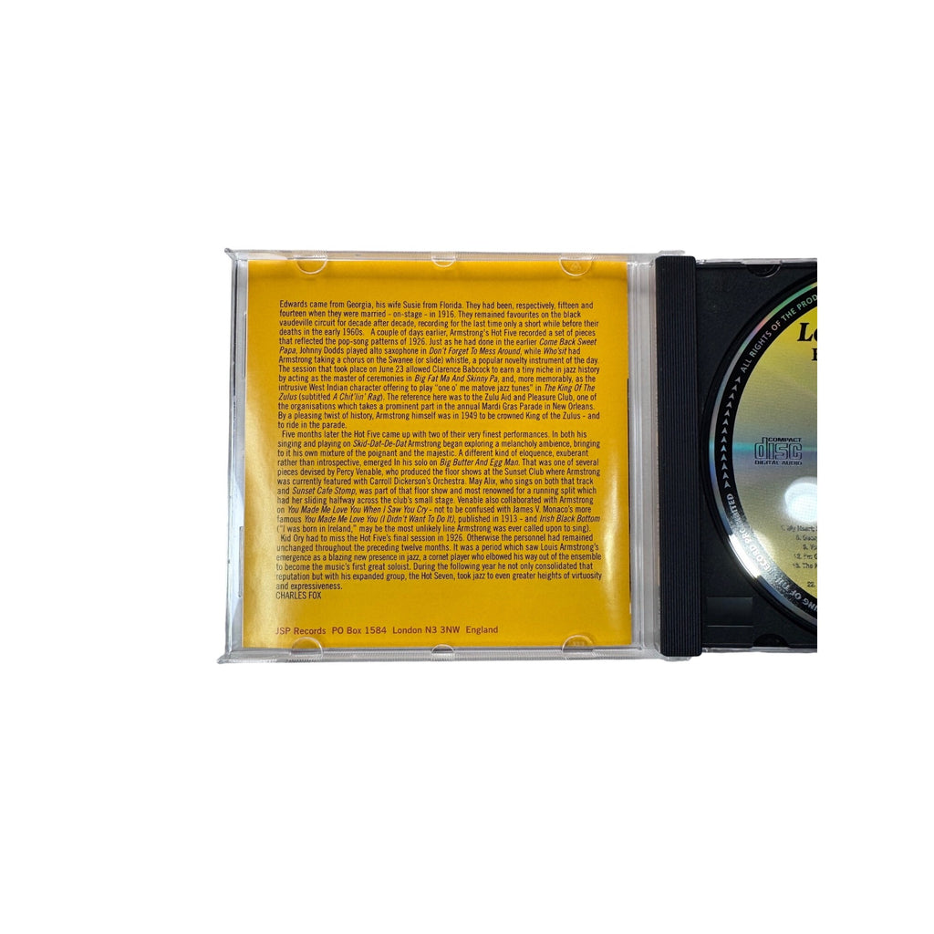 Louis Armstrong Hot Fives And Sevens 4 CD Set Remastered