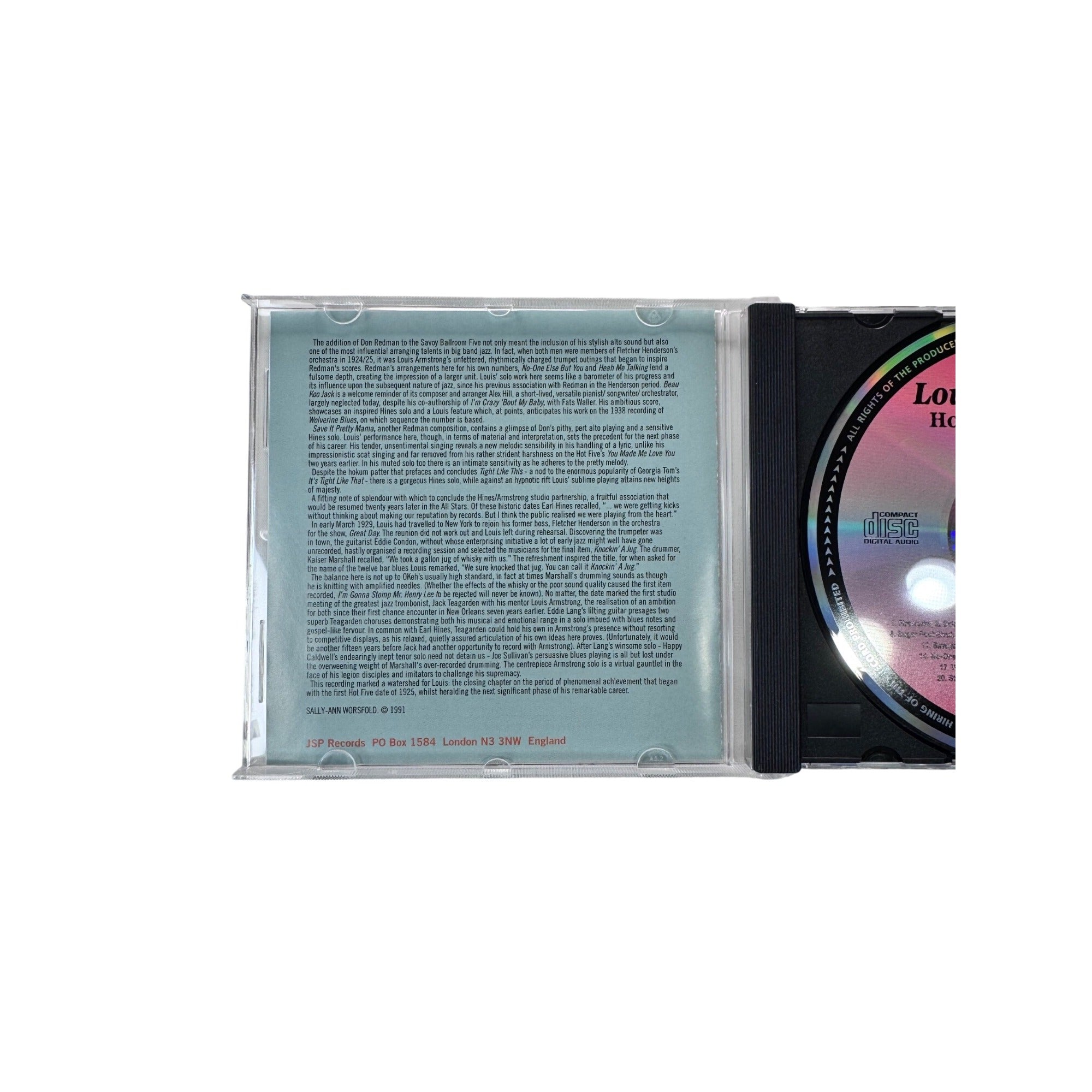 Louis Armstrong Hot Fives And Sevens 4 CD Set Remastered