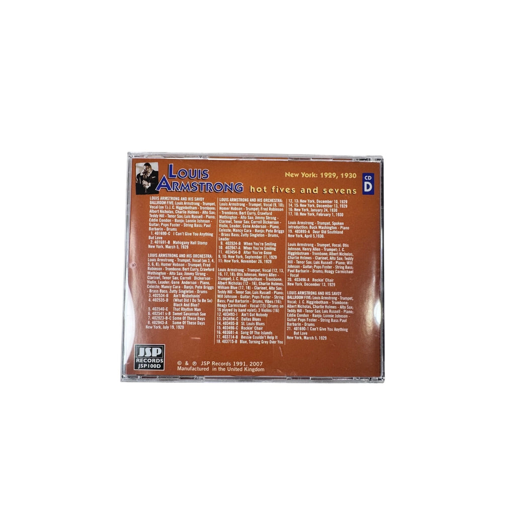 Louis Armstrong Hot Fives And Sevens 4 CD Set Remastered