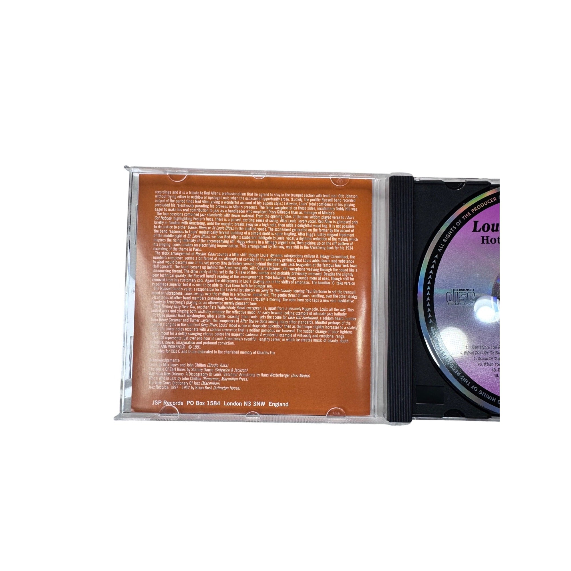 Louis Armstrong Hot Fives And Sevens 4 CD Set Remastered