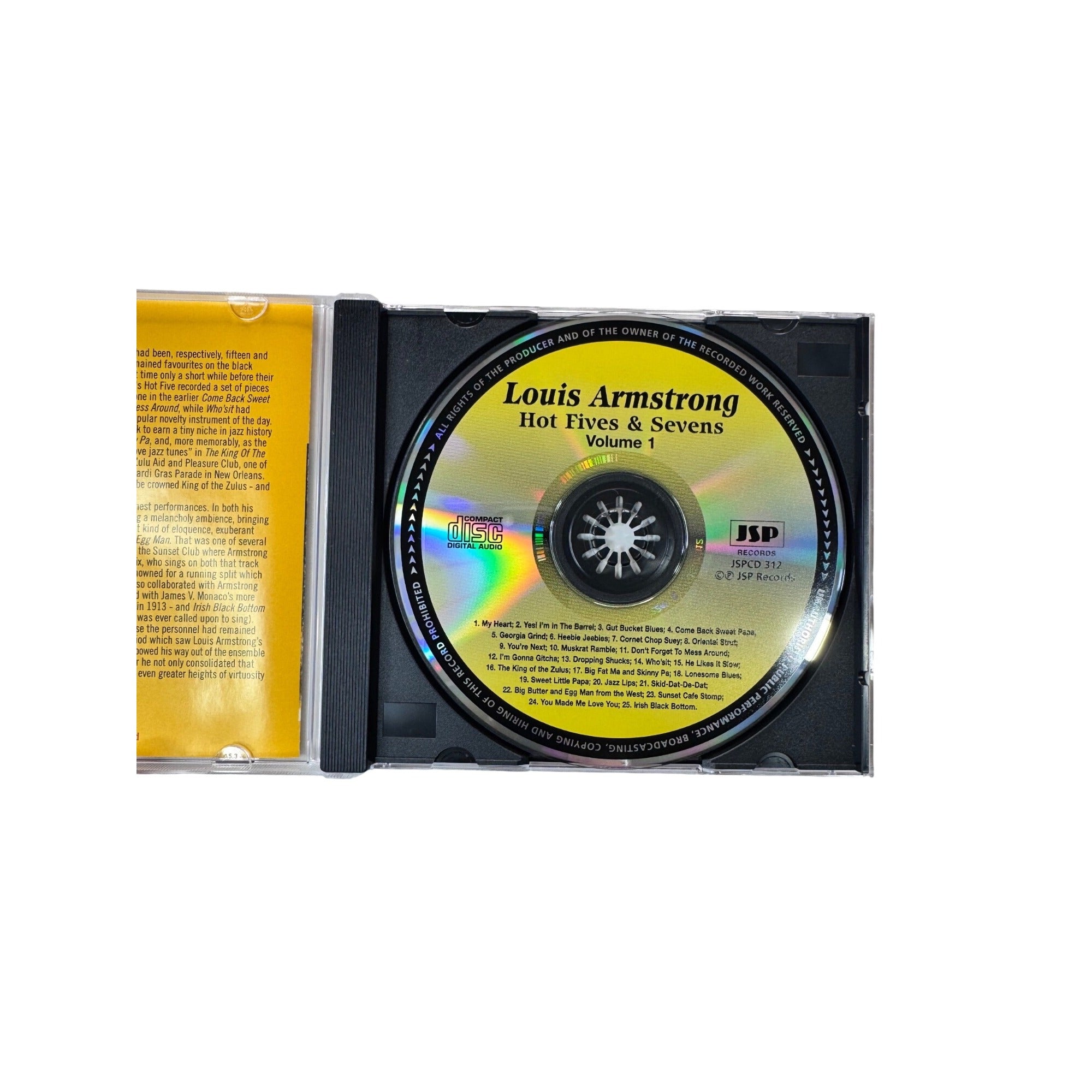 Louis Armstrong Hot Fives And Sevens 4 CD Set Remastered