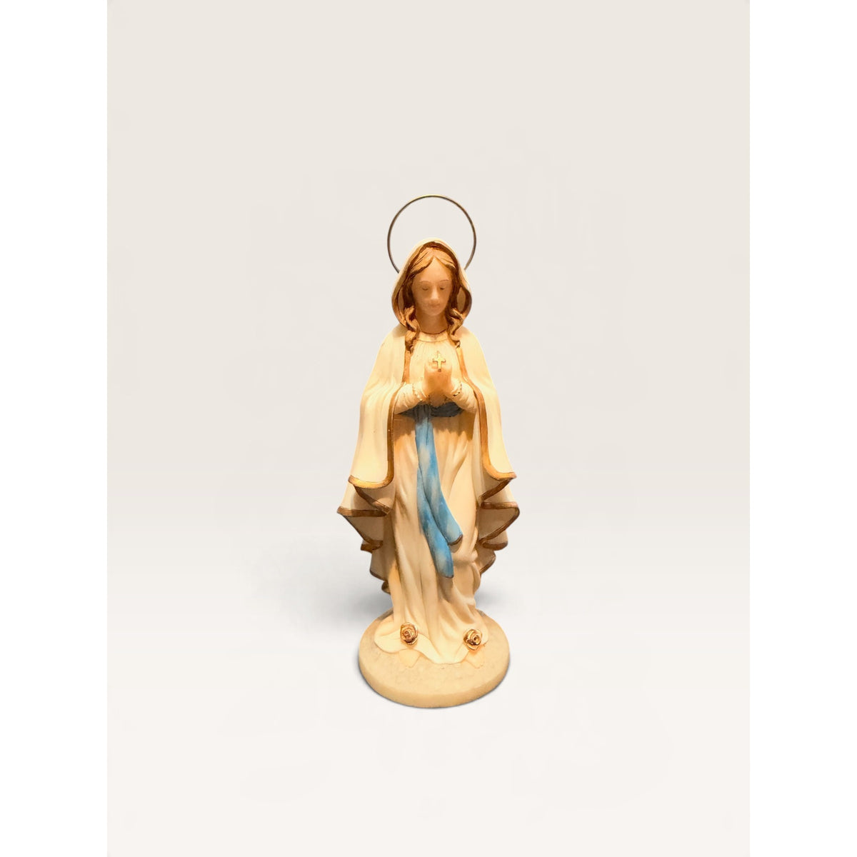 Roman Inc Visions of Our Lady of Lourdes Figurine Statue 1994 Vintage