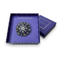 Macys Charter Club Brooch Silvertone Rhinestone New In Box