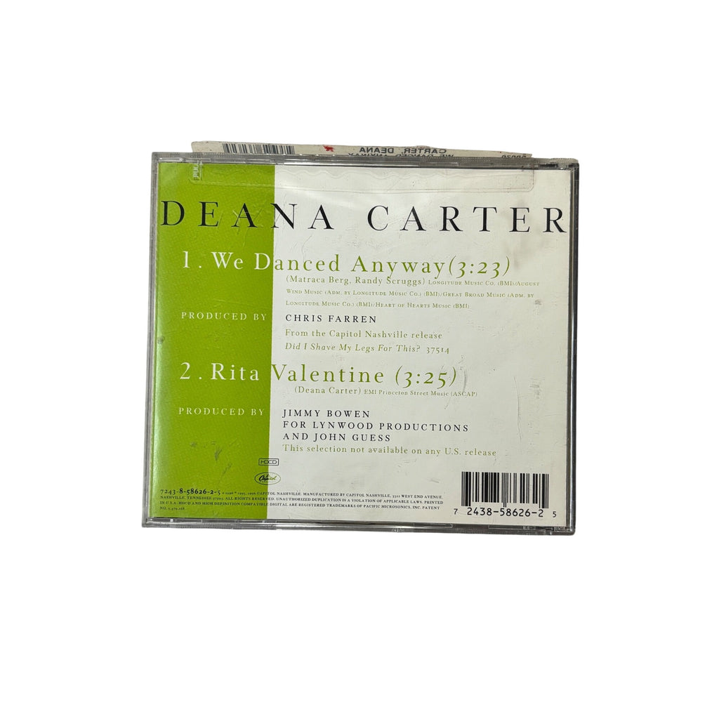 Deana Carter We Danced Anyway CD Single 1996 Nashville Country Music Vintage 90s