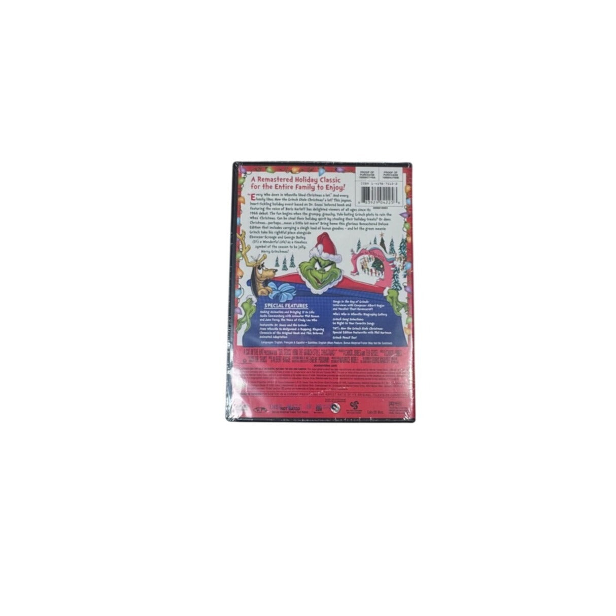 Dr Seuss How the Grinch Stole Christmas Deluxe Edition DVD Sealed