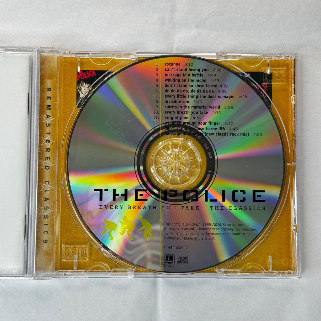 The Police Every Breath You Take The Classics 1995 CD Remastered Compilation A&M Rock