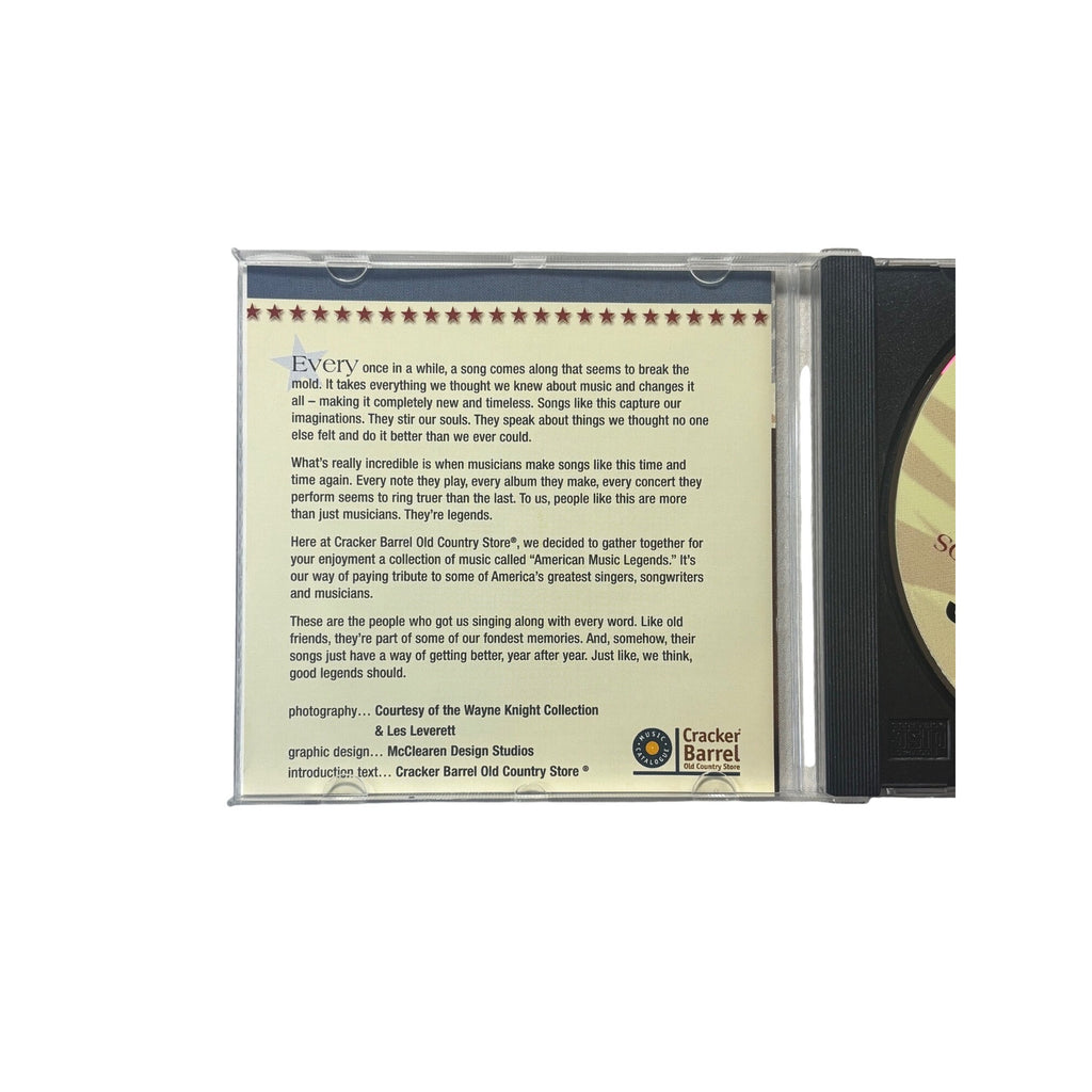 Patriotic American Music Legends CD Cracker Barrel Exclusive 2005 EMI Release