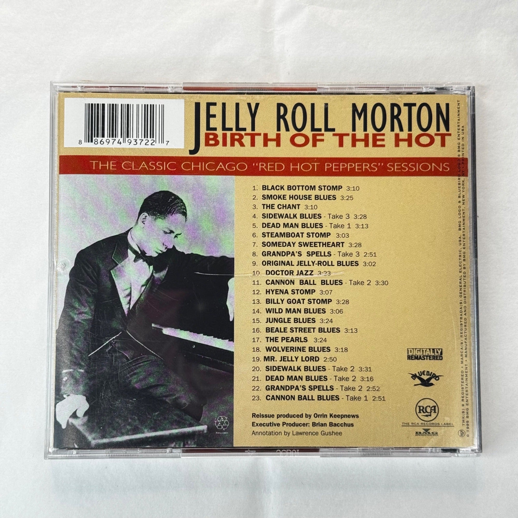 Jelly Roll Morton Birth Of The Hot 1926-27 CD Digitally Remastered Bluebird Jazz