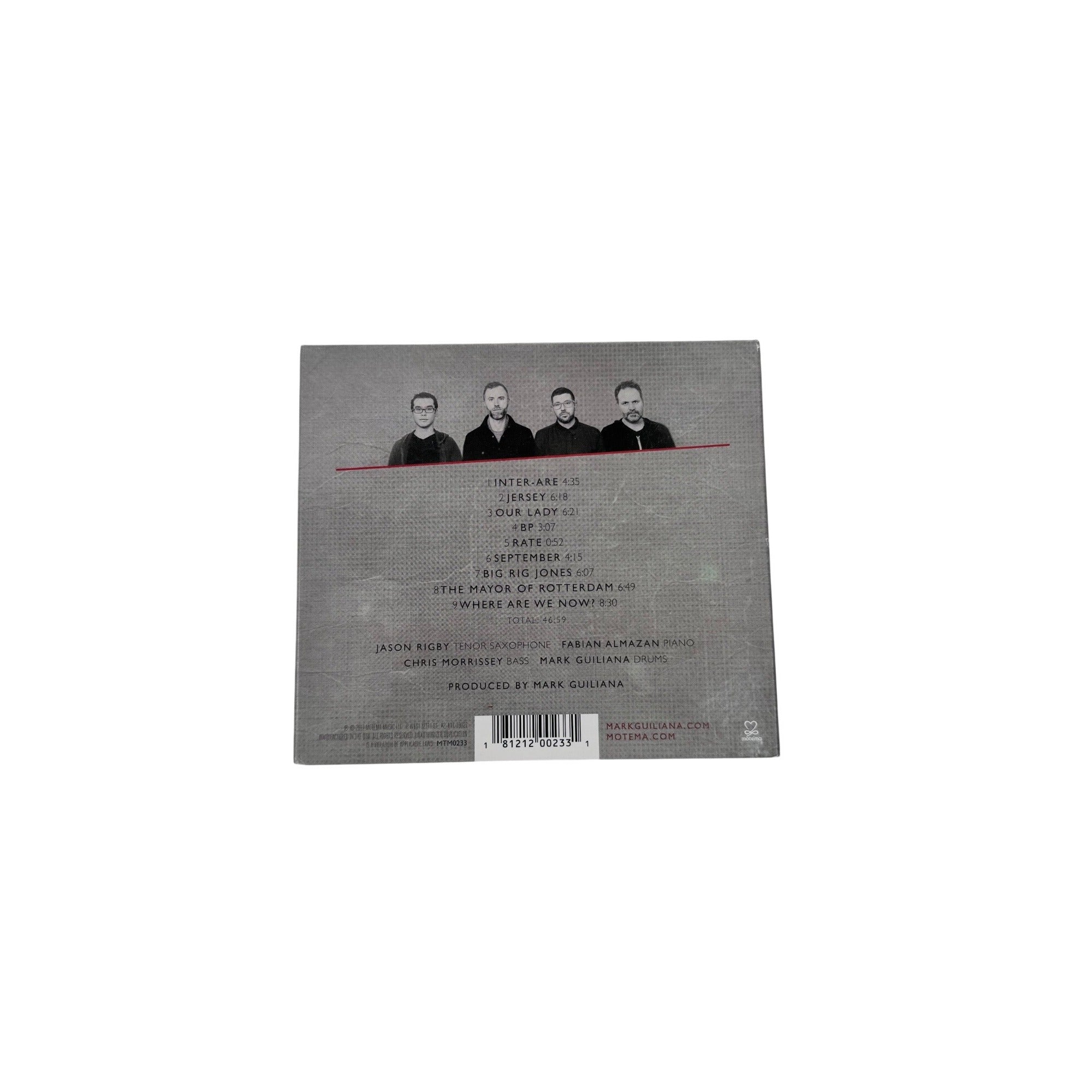 Mark Guiliana Jazz Quartet Self-Titled Album 2015 CD Digipak Jazz Music