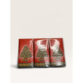 Nantucket Home Red Christmas Tree Graphic Paper Tissues 6 Pack Set Vintage 90s